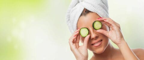 How to get rid of dark circles around your eyes-Designed by Freepik -cucumbers