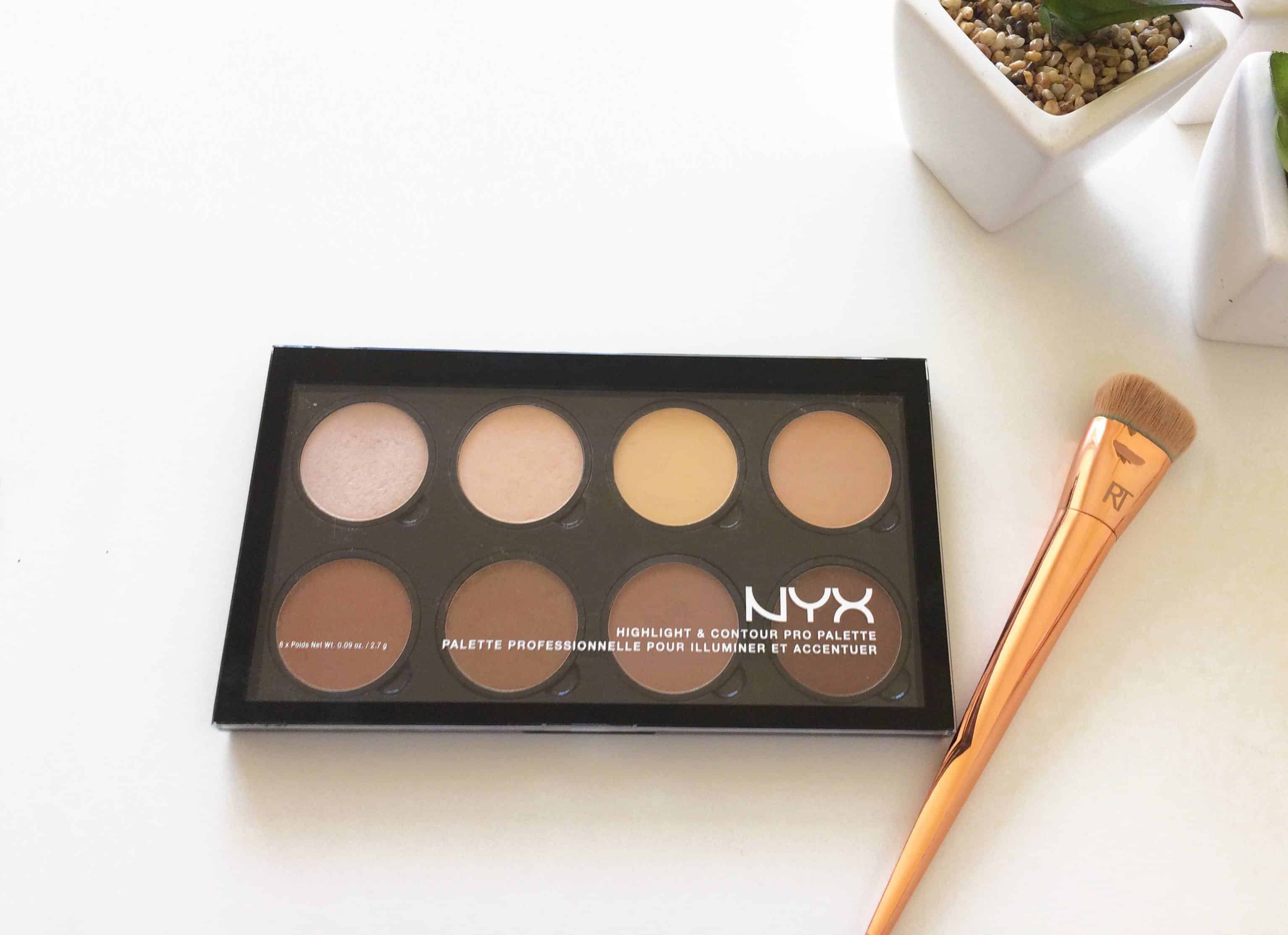 NYX highlight and contour palette