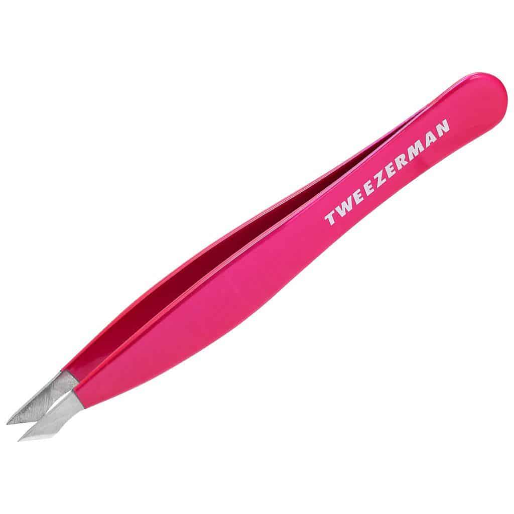the best tweezers for eyebrows- Tweezerman Pink Perfection Pointed Slant Tweezer