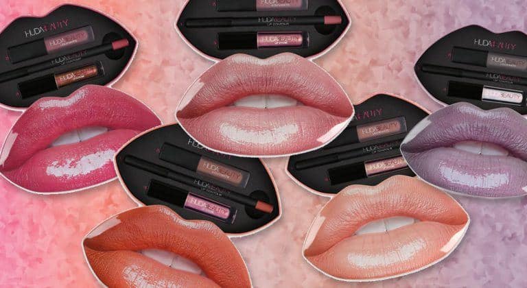 Huda Beauty Contour and Strobe Lip Set Review