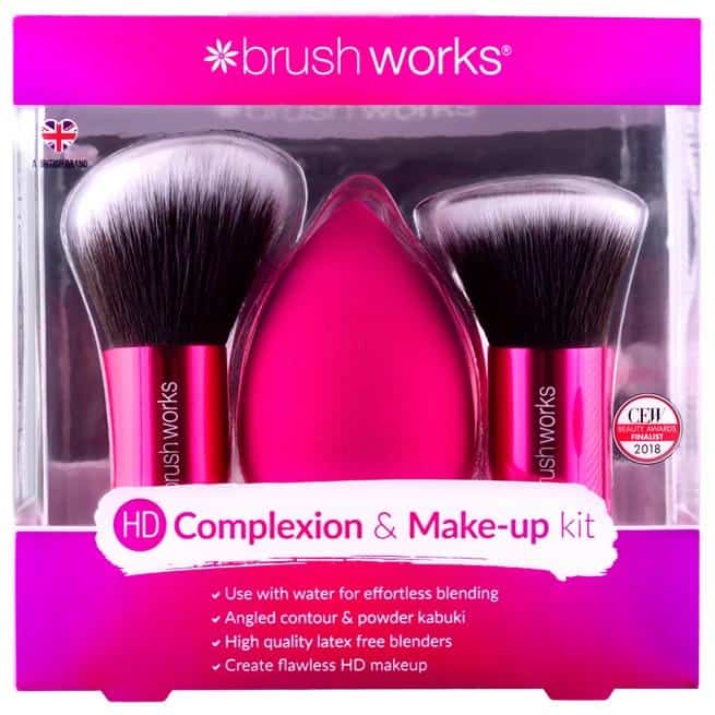 brushworks Makeup Sponge HD Complexion & Make-up Kit