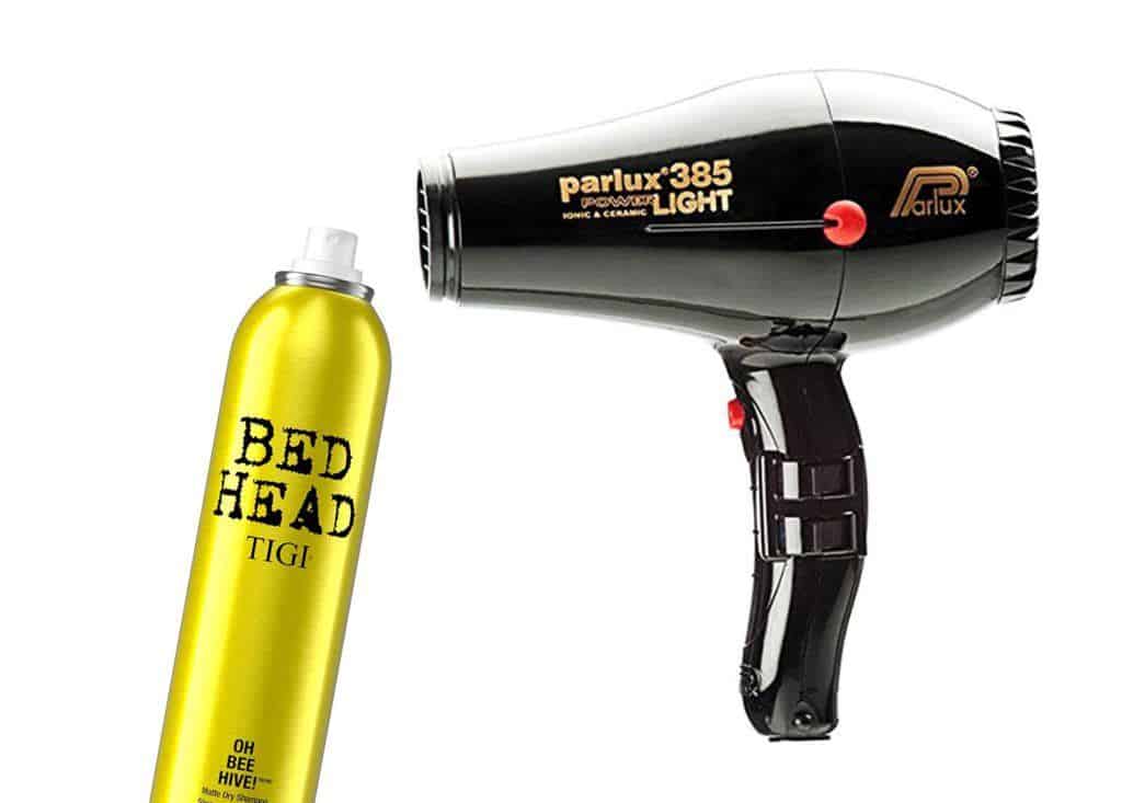 Get volume with dry shampoo and a blow dryer
