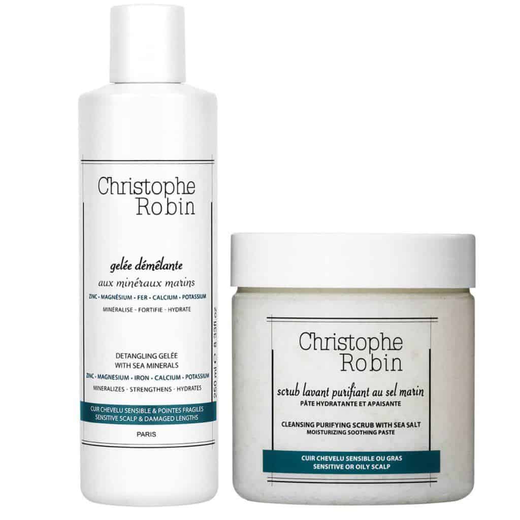 Christophe Robin Detangling Gelée and Cleansing Purifying Scrub with Sea Salt