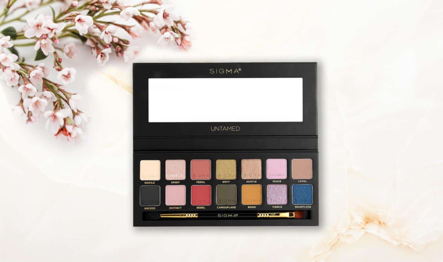 Sigma Beauty Untamed Eyeshadow Palette review