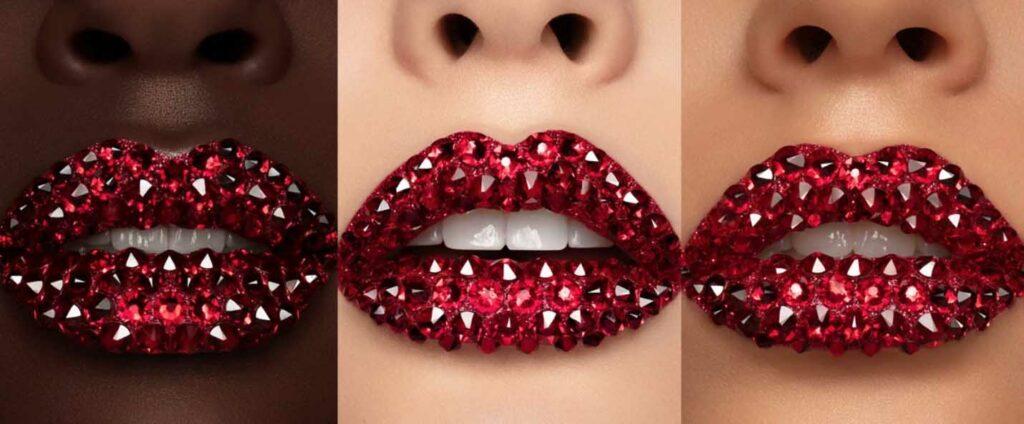 Pat McGrath Crystal Lip Kit lips