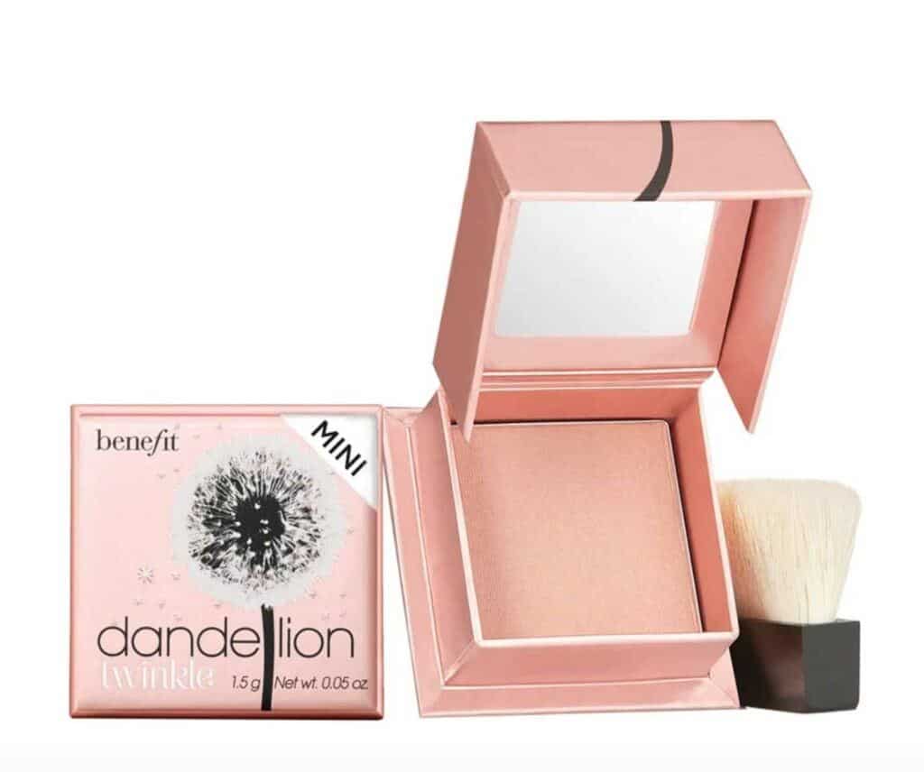 Benefit Cosmetics Dandelion Twinkle Powder Highlighter Travel Size Mini