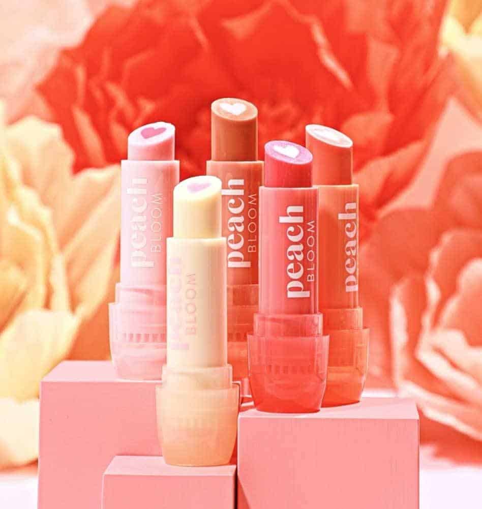 Peach Bloom Color Changing Lip Balms