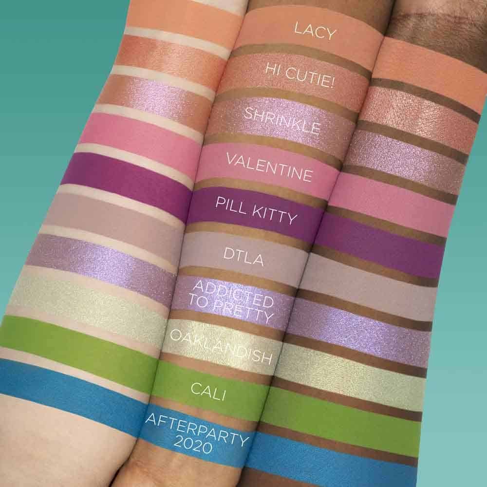 Sugar Pill 10th Anniversary Capsule Collection swatches