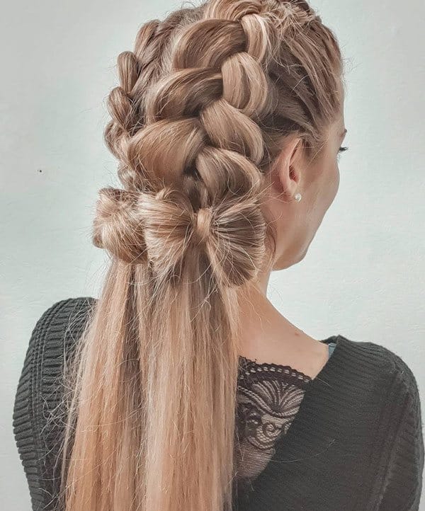 braid with bow