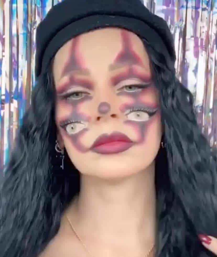 Double Eyed Clown Halloween Makeup