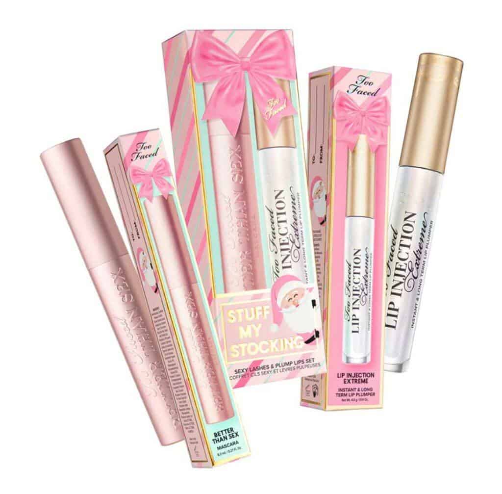 Too Faced Limited Edition Stuff My Stocking Mascara and Lip Plumper Set