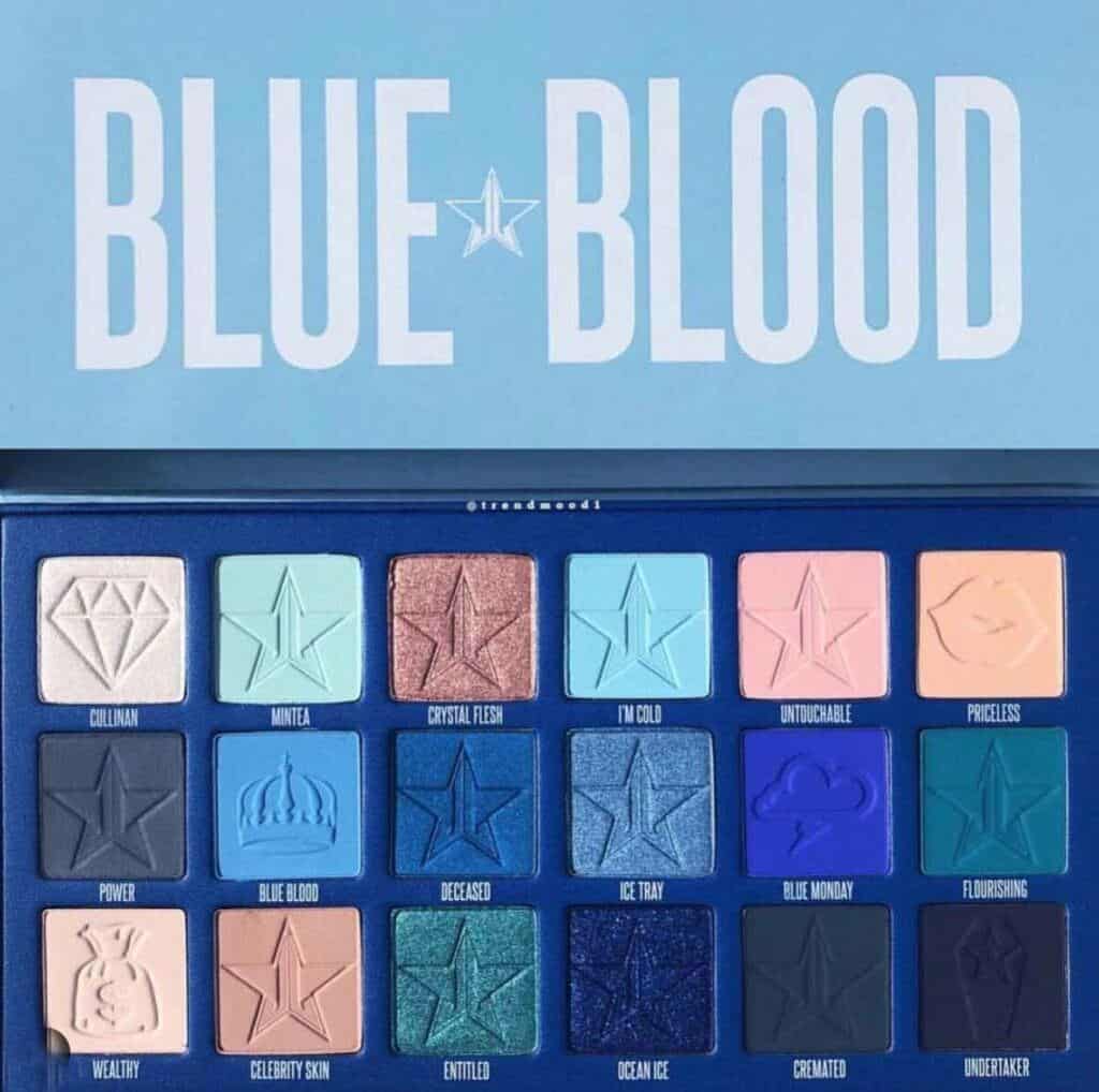 Jeffree Star Blue Blood Palette Review