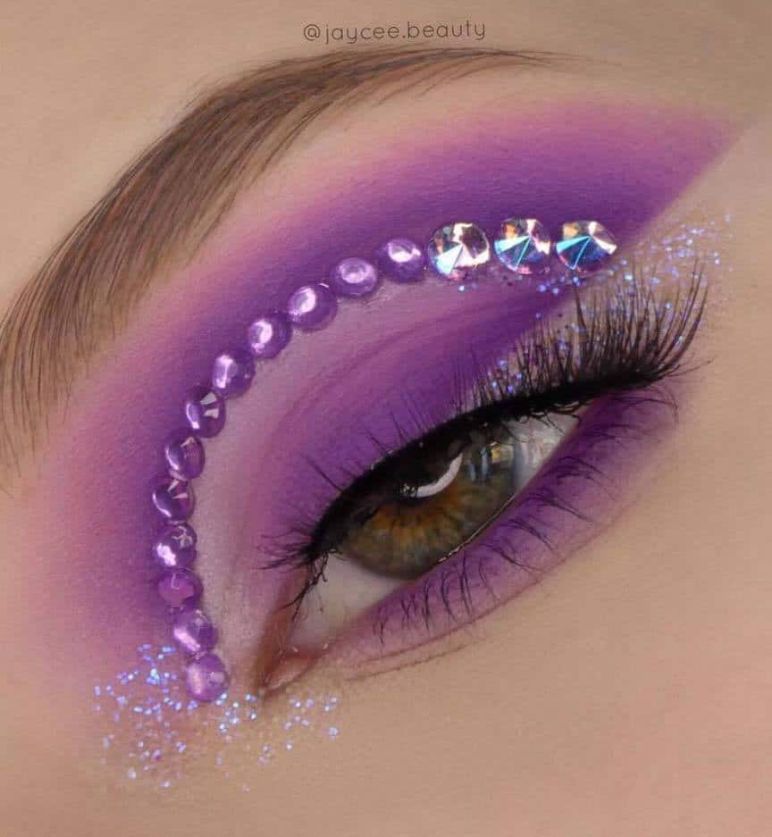 bejeweled purple eyeshadow