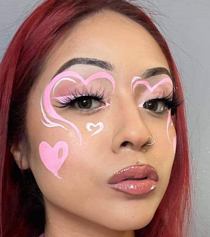 Graphic Liner Valentine Makeup Look