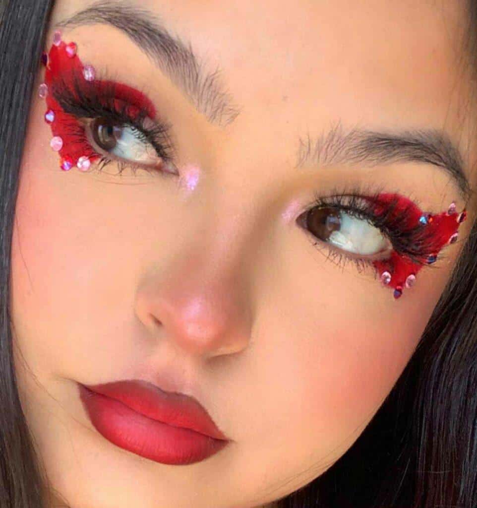 Doll Face Valentine Makeup Look