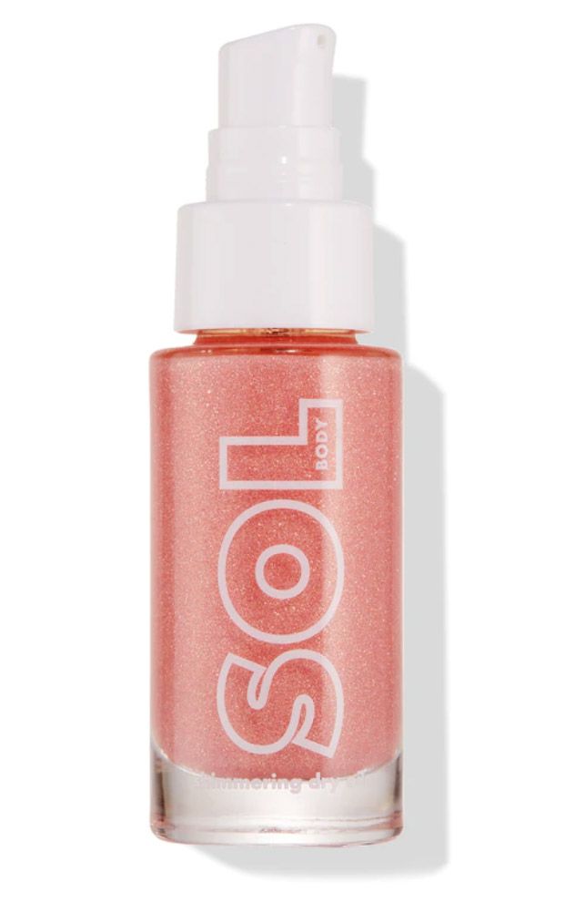 pretty peachy
sol shimmering dry oil