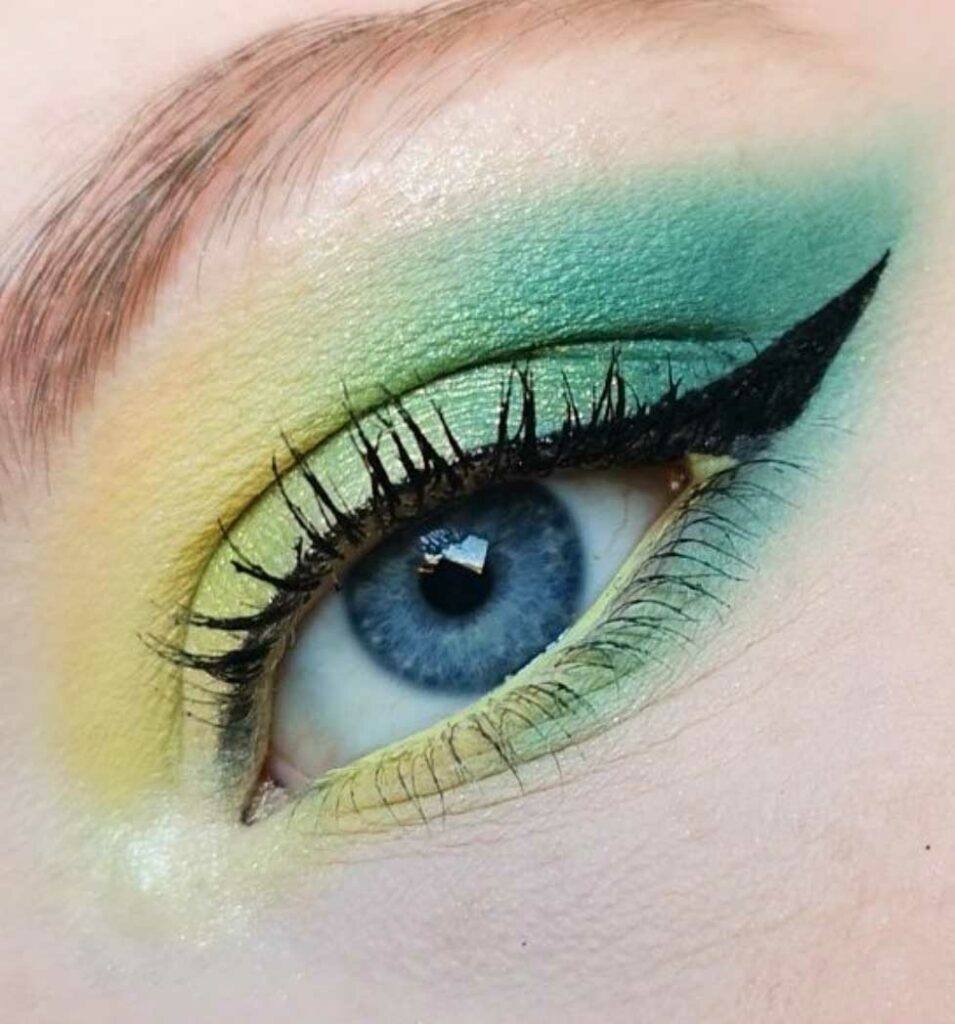 Yellow Green Eyeshadow
