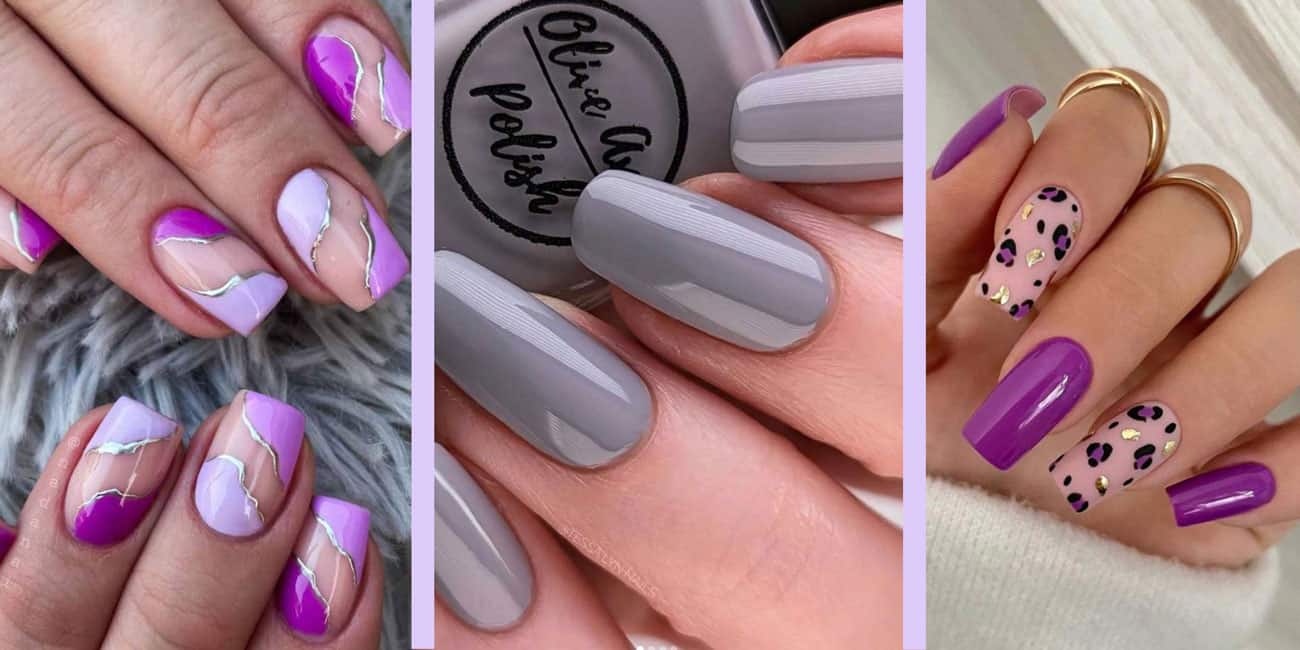 75+ Purple and White Nail Designs and Nail Art for a Manicure | Sarah Scoop-thanhphatduhoc.com.vn