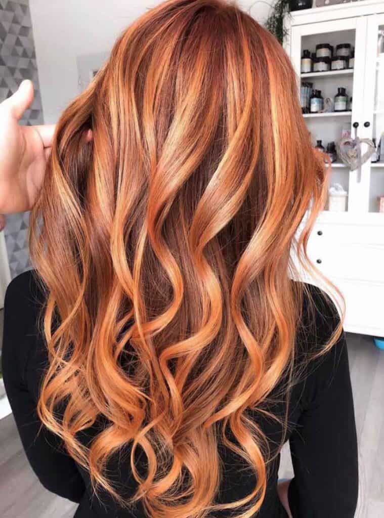 Orange Copper Hair