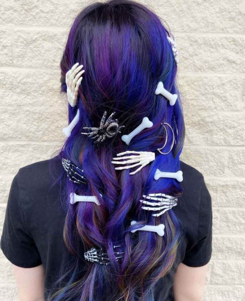 Blue Spooky Hair