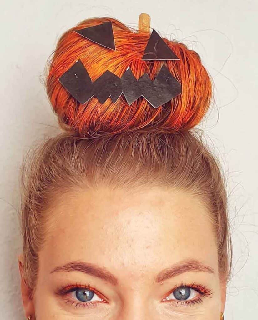 Pumpkin Top Bun