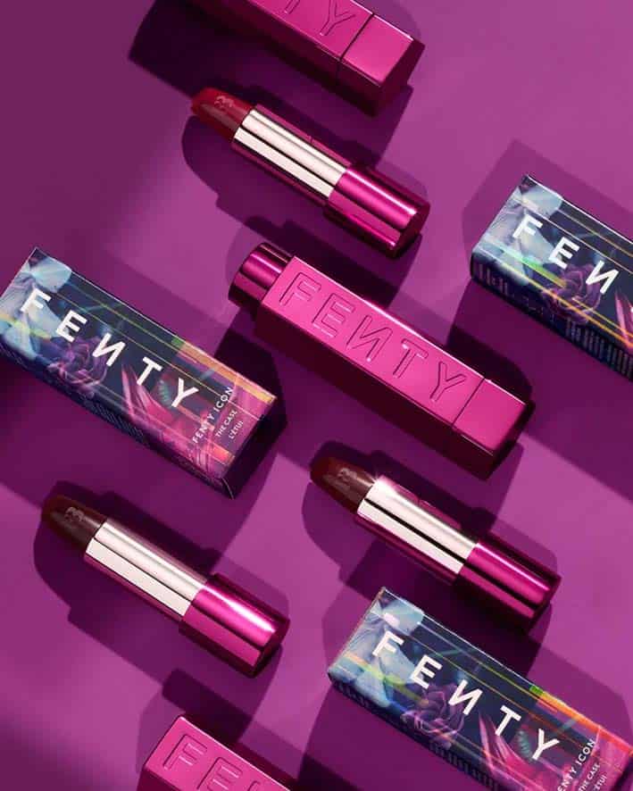  Three NEW Berry Fenty Icon The Fill Semi-Matte Refillable Lipsticks