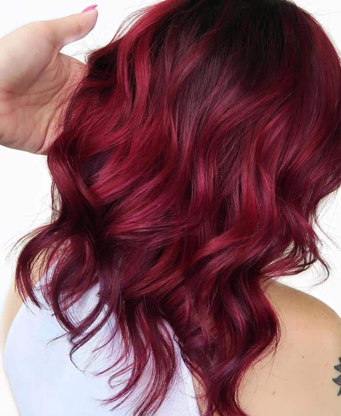 Crimson Velvet Hair Color