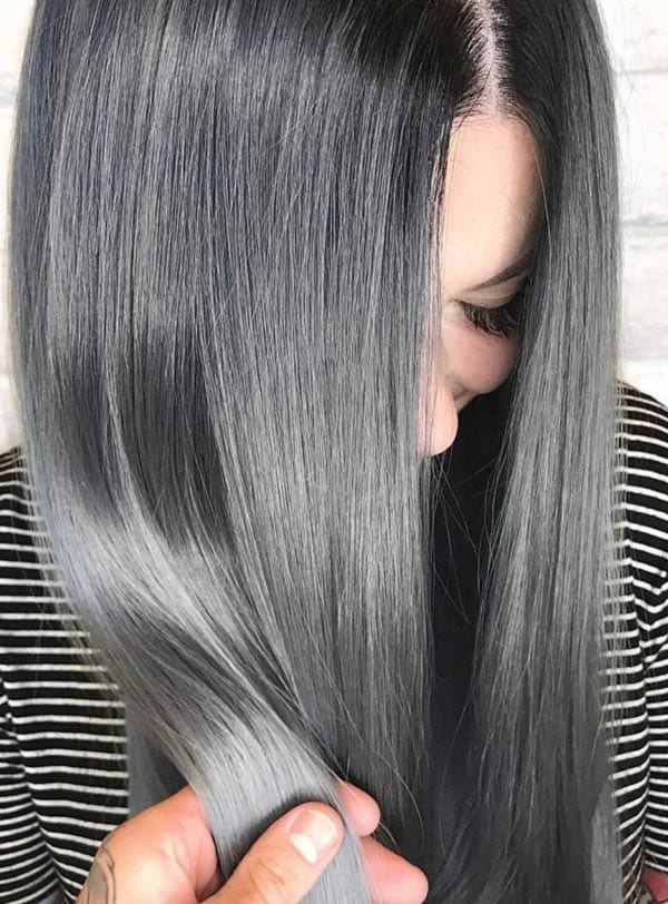 Slate Grey Hair