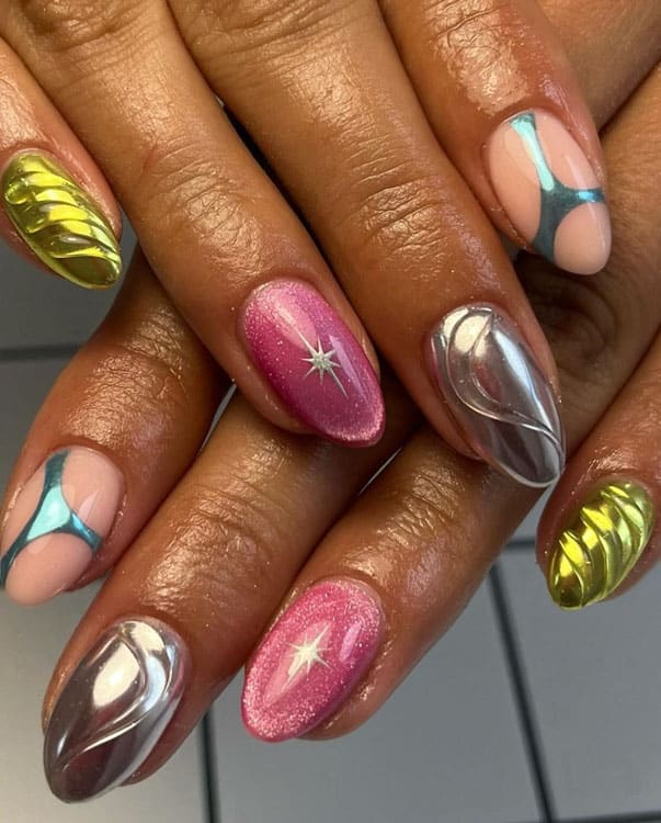 16 Chrome Nail Looks That Will Inspire Your Next Mani