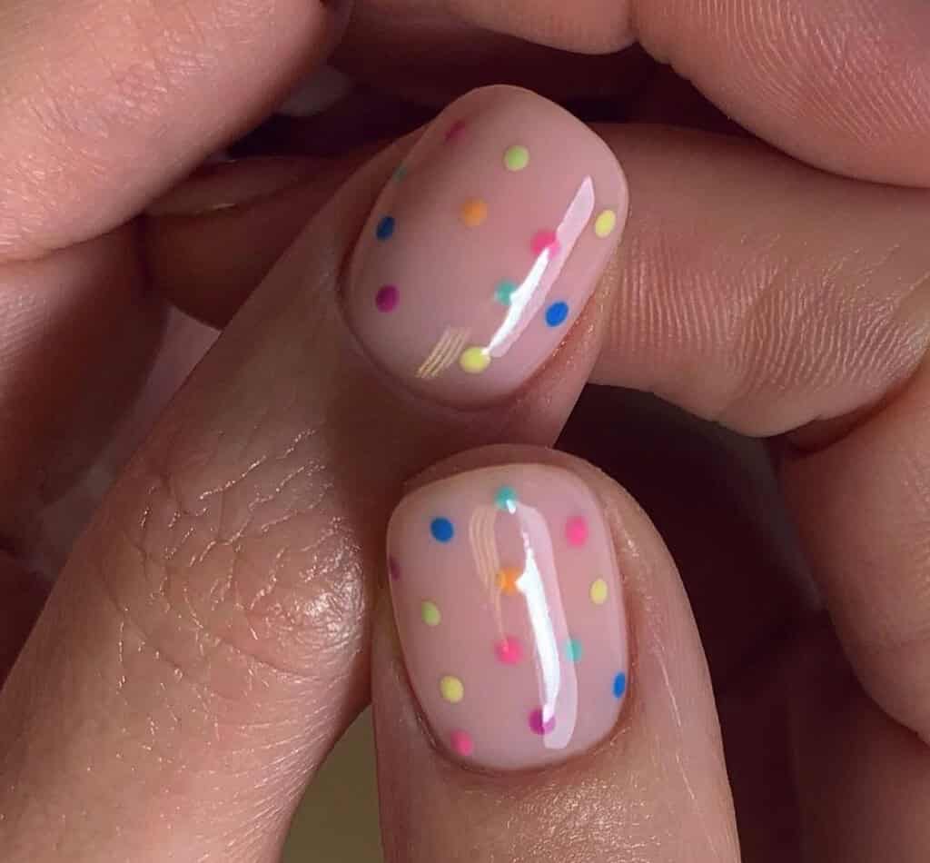 Confetti Nails