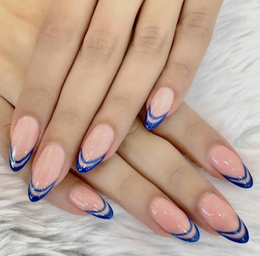 Striped French Tips