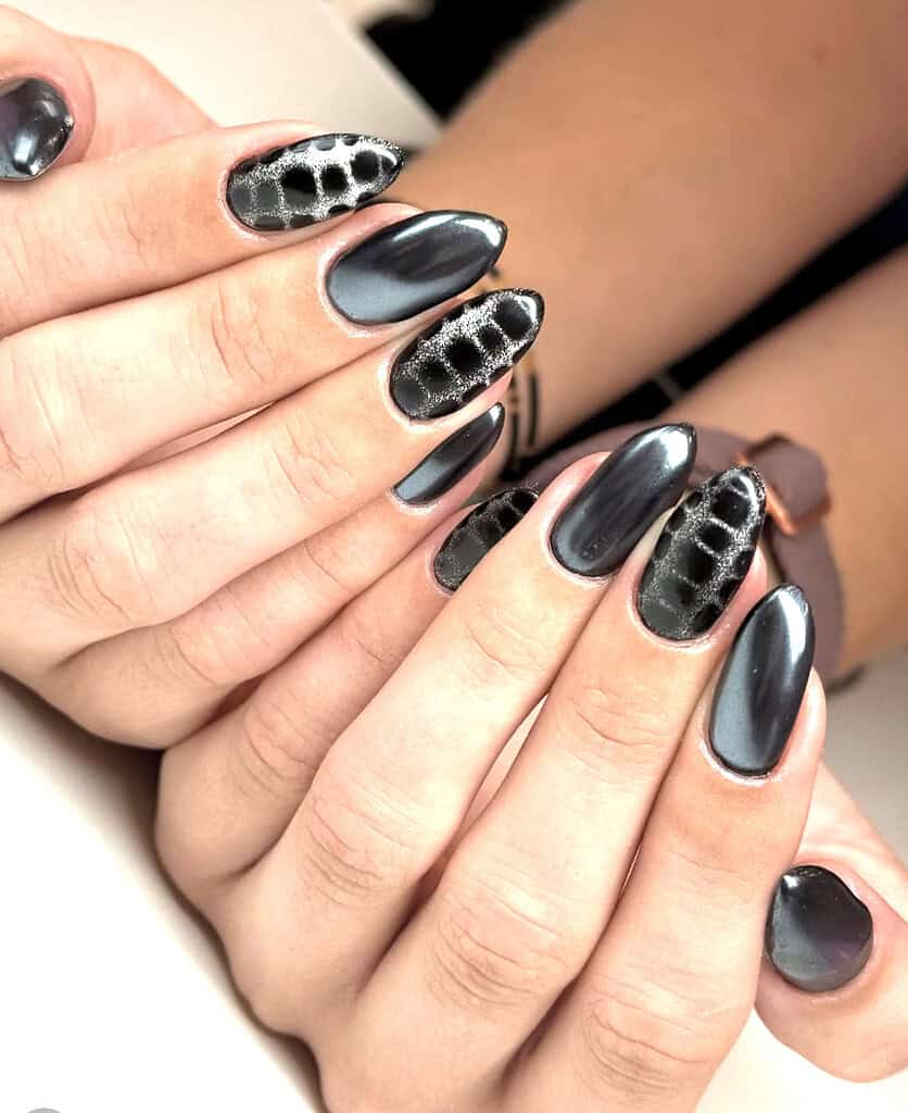 Croc Print Cat-Eye