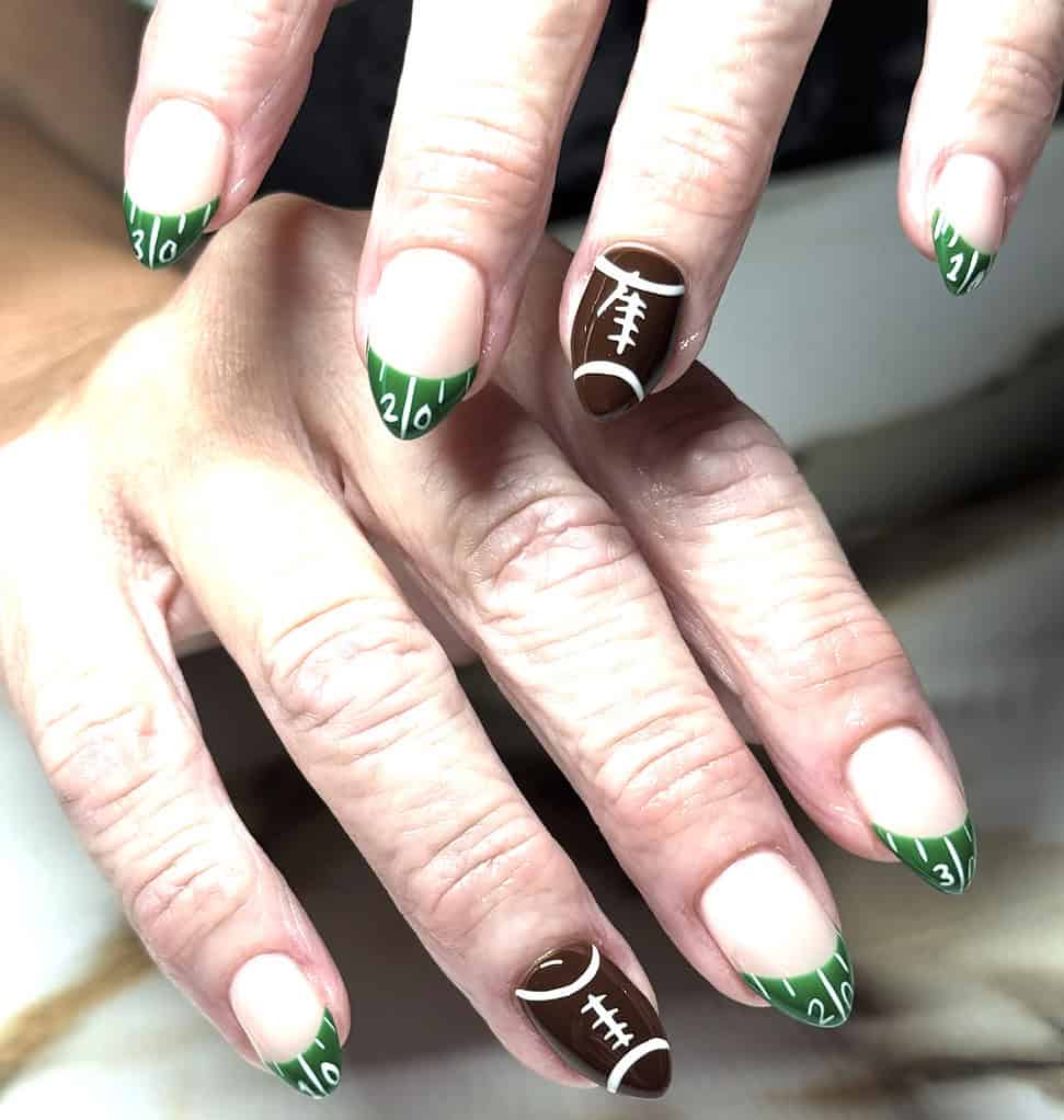 Game Day French Mani