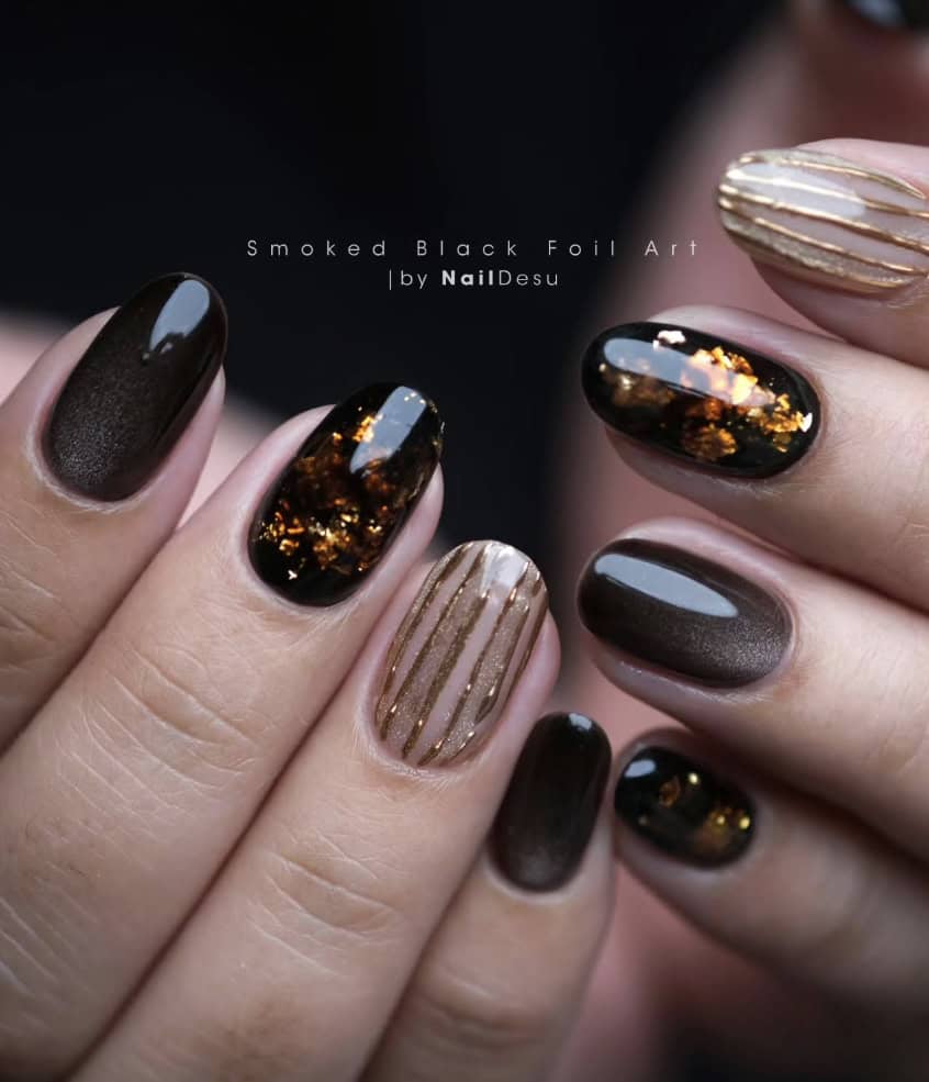 Smoked Black Foil Art