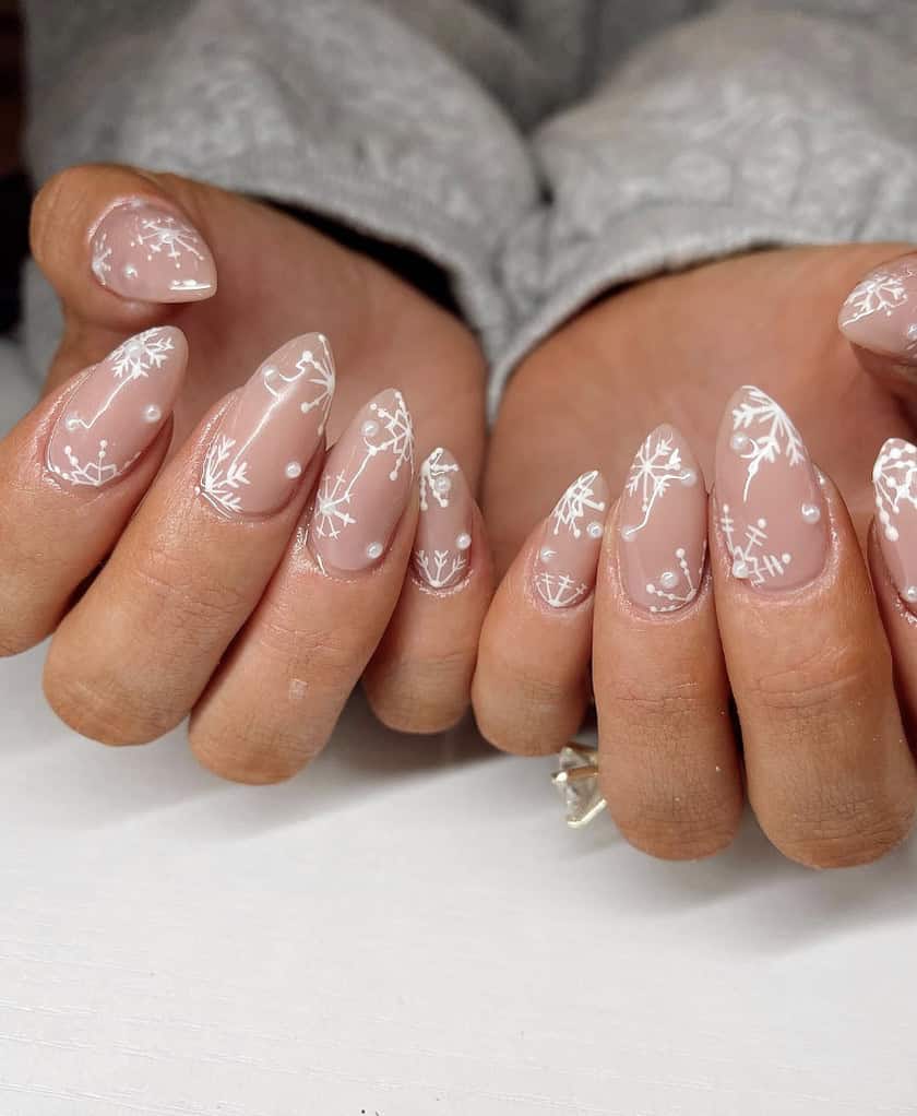 Snowflake Nails