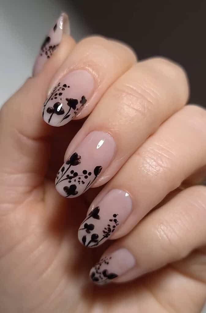 Black Floral