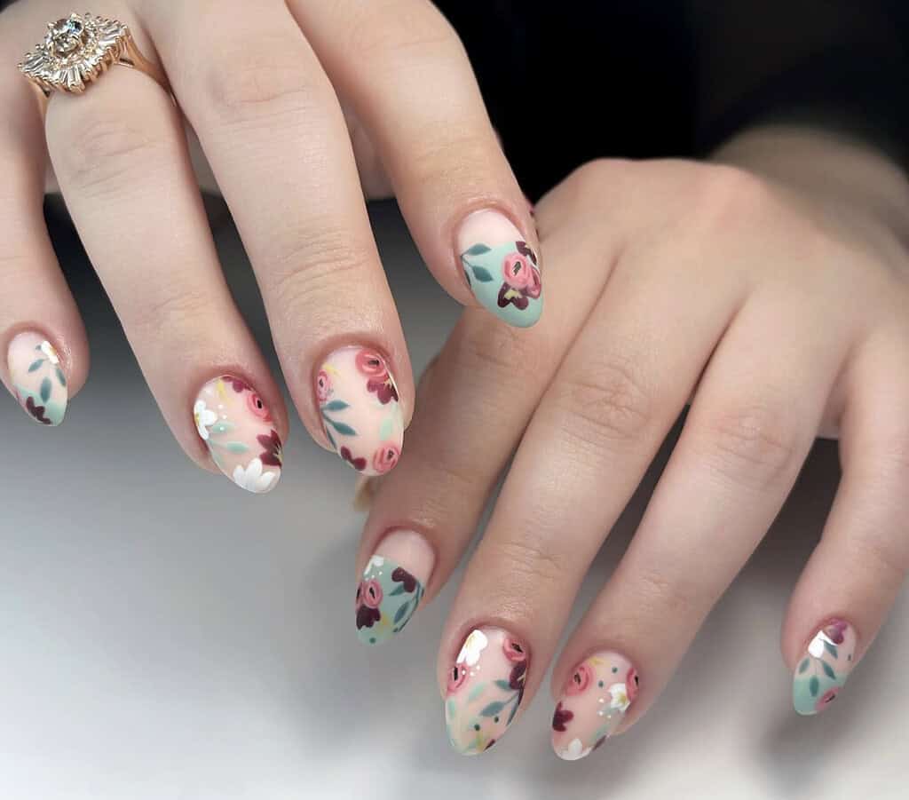 Floral Nail Art