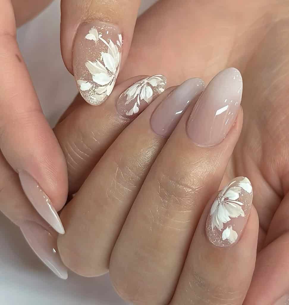 delicate white