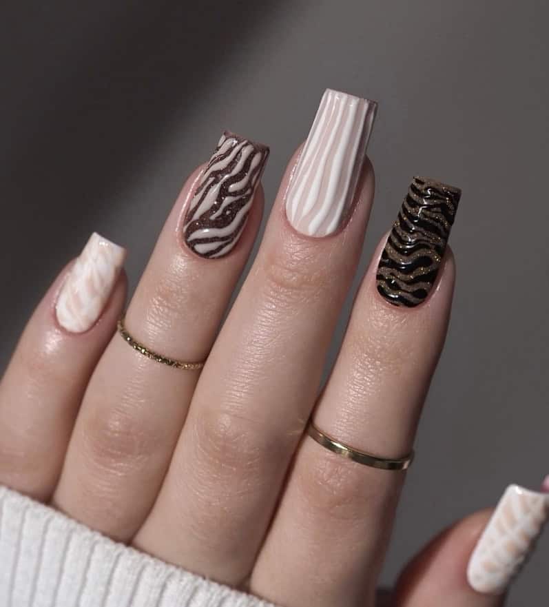 Zebra Nails