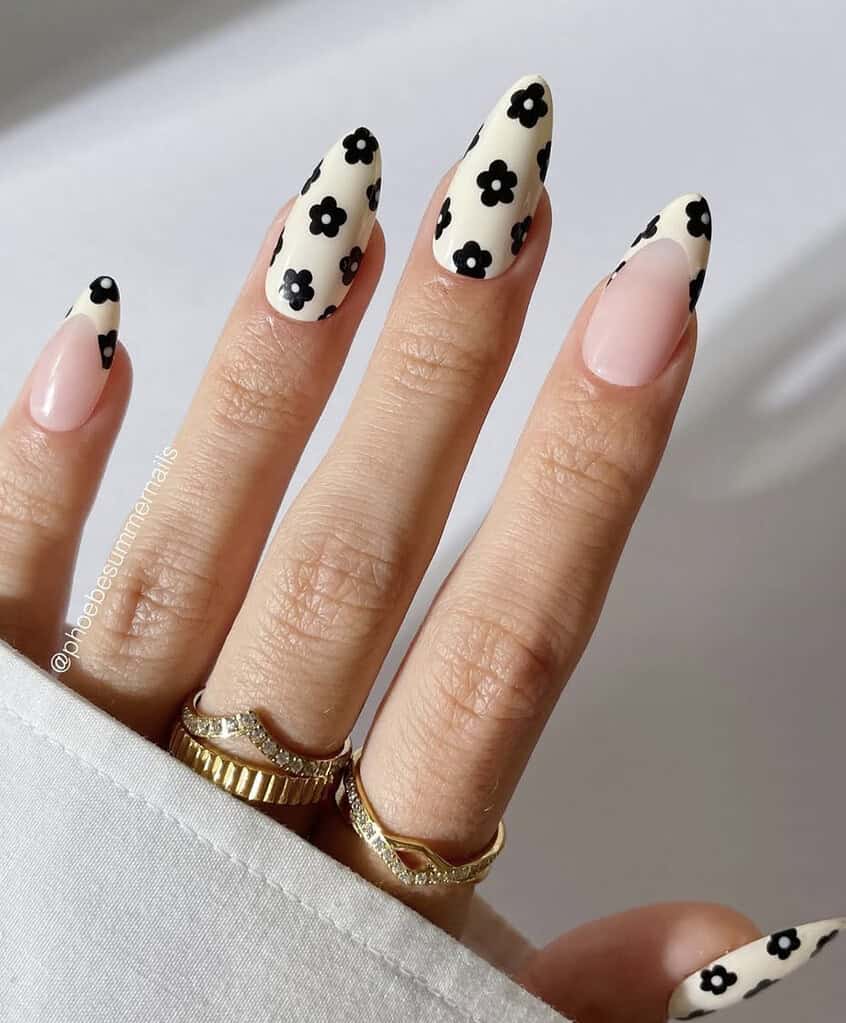 Black Spring Nails