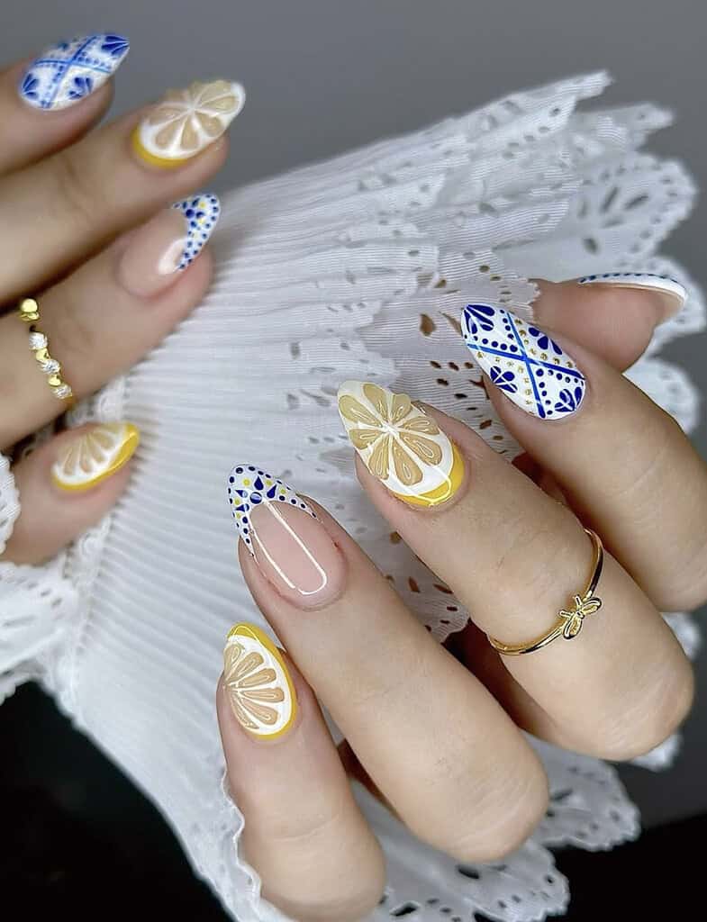 Mediterranean Lemon Nails