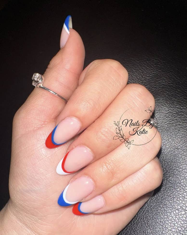 Patriotic French Tips