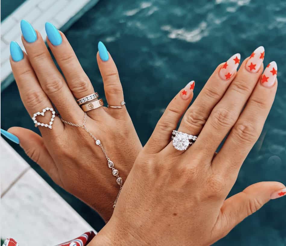 Red Stars & Blue
