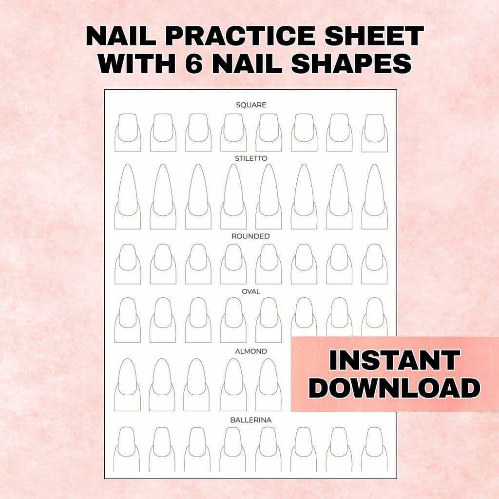 Nail Practice sheet