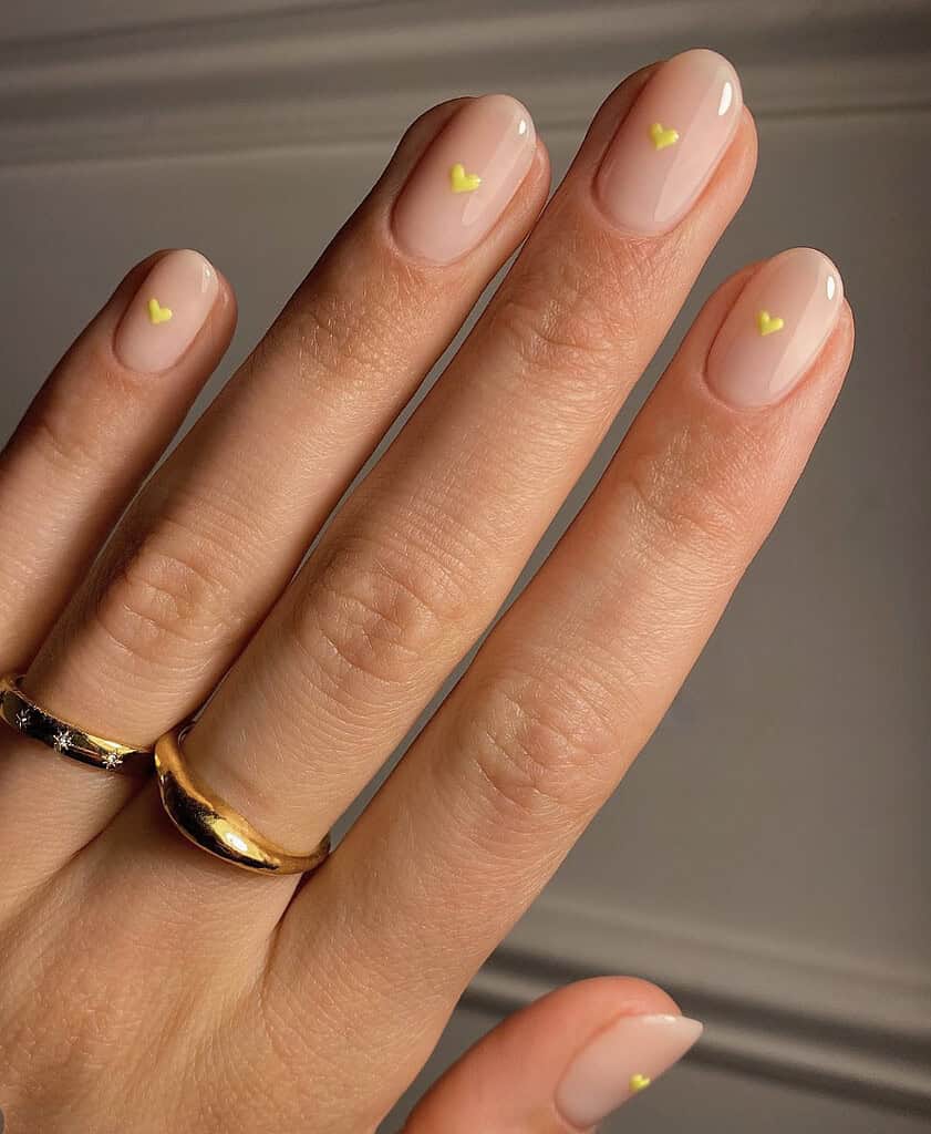 yellow hearts