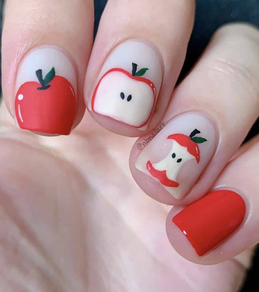 Apple Accent Nail