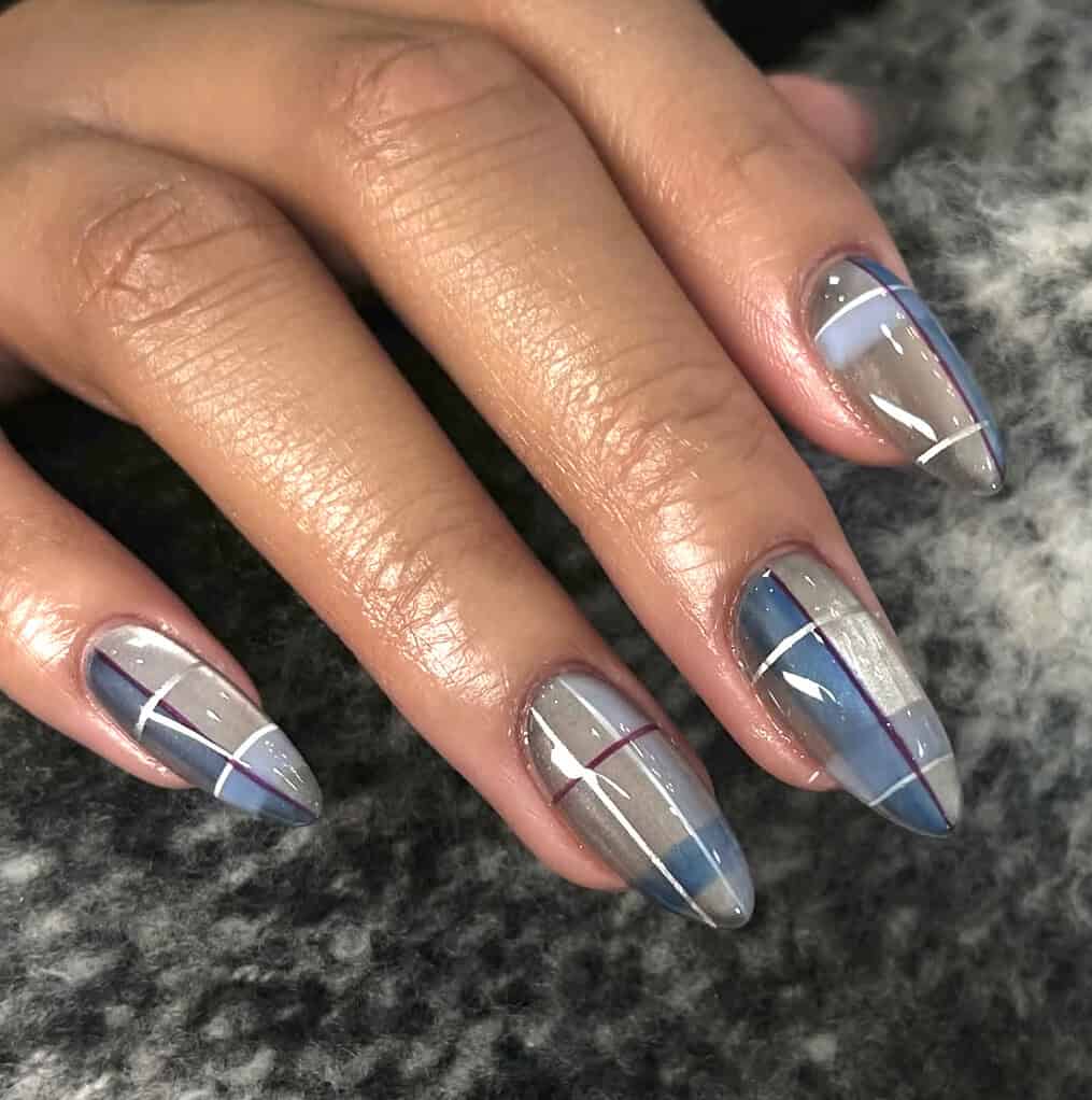 Plaid Nails