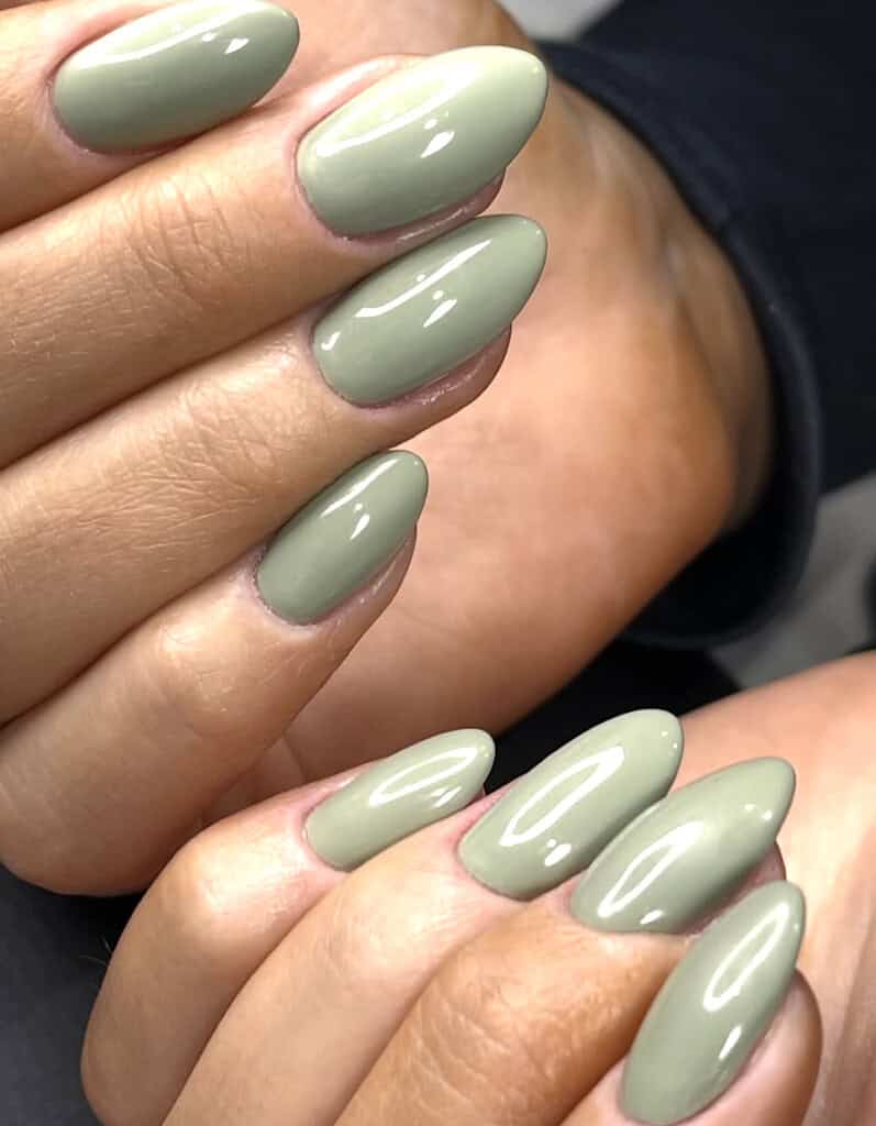 Sage Green Nails