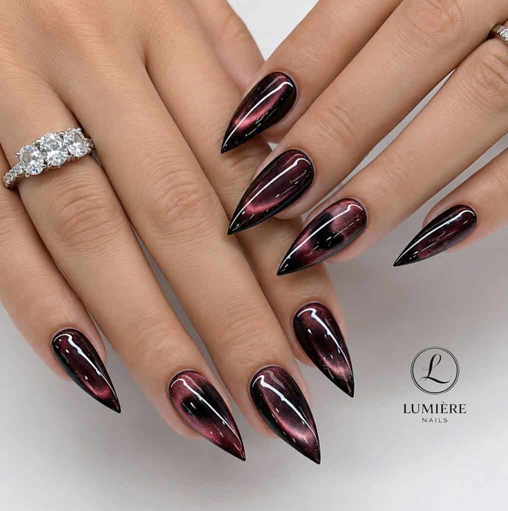 Jelly Red Cat Eye