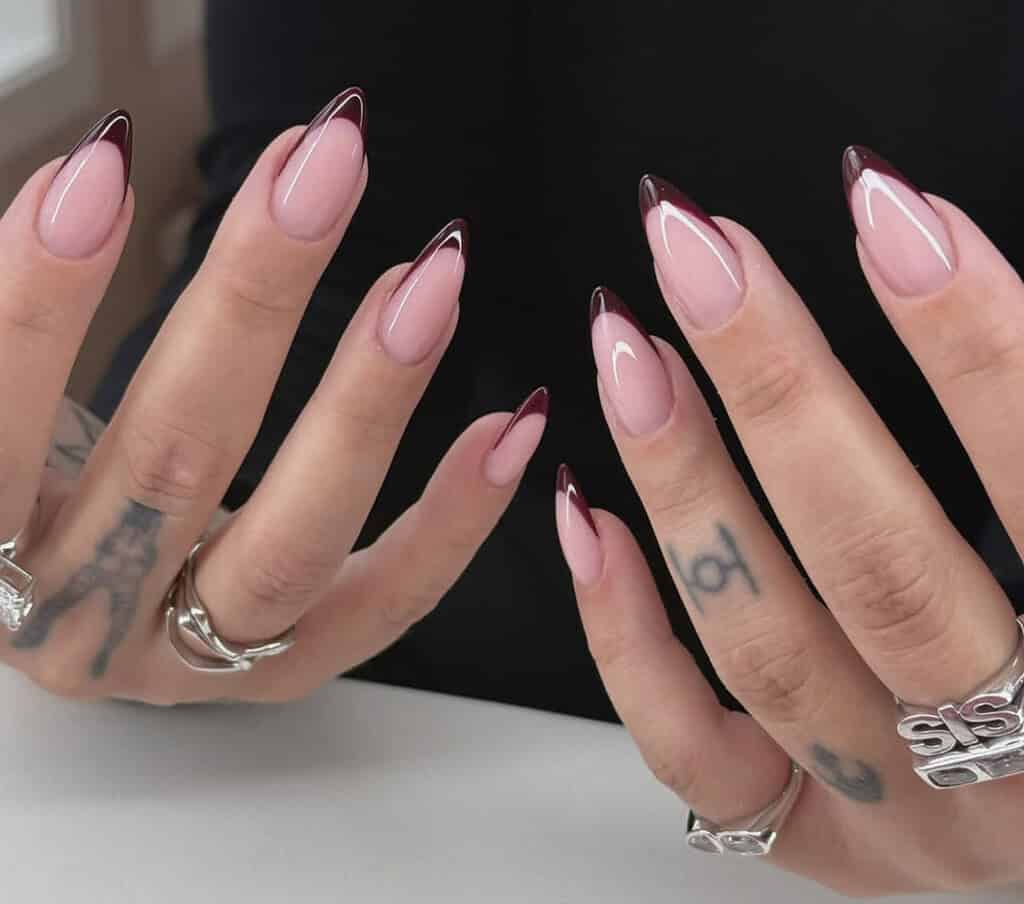 Micro French Tips in Wine